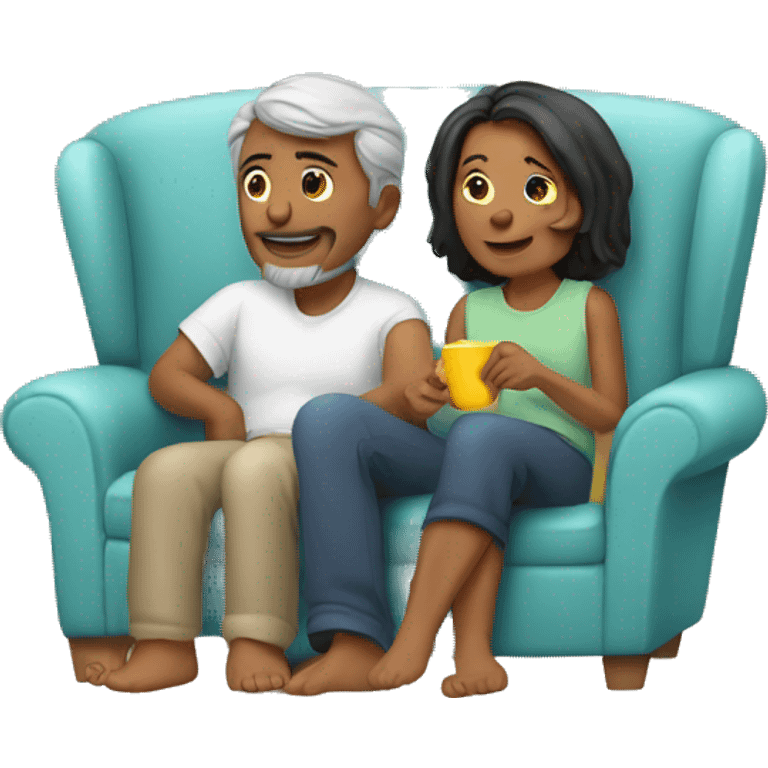 parents relaxing emoji