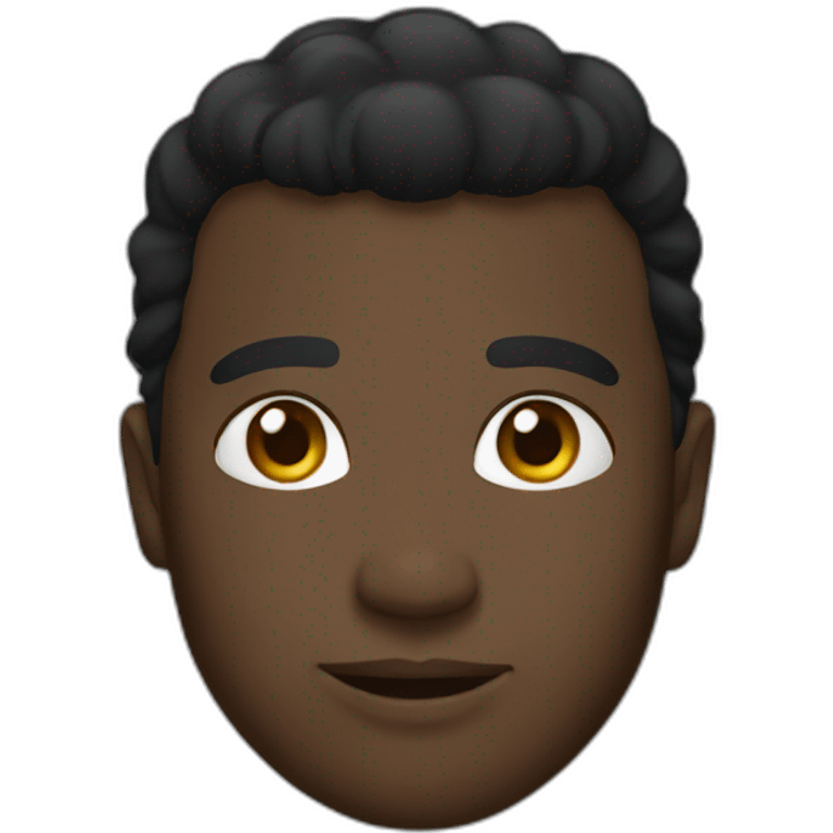 Black lan emoji