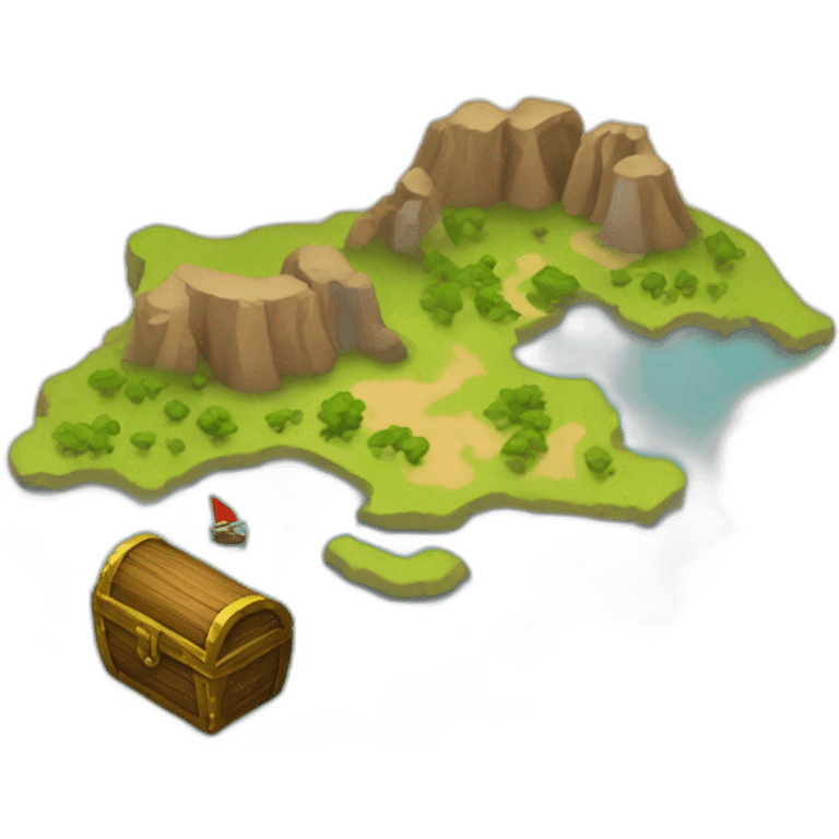 map treasure emoji