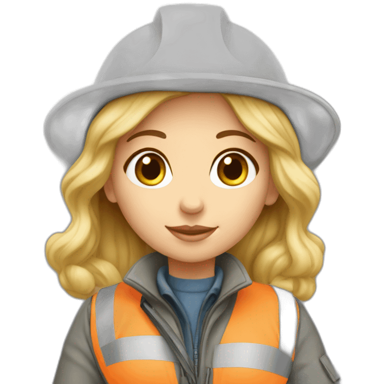 white girl surveyor emoji