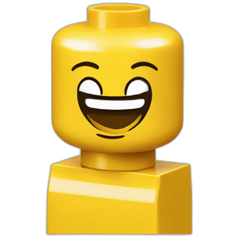 Lego smiling face emoji