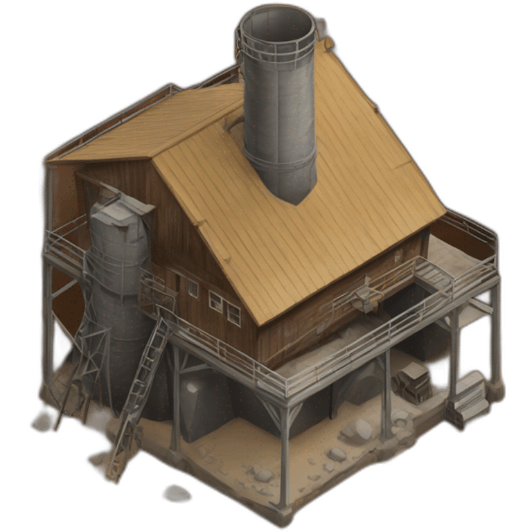 mine shaft/Mining Building house emoji