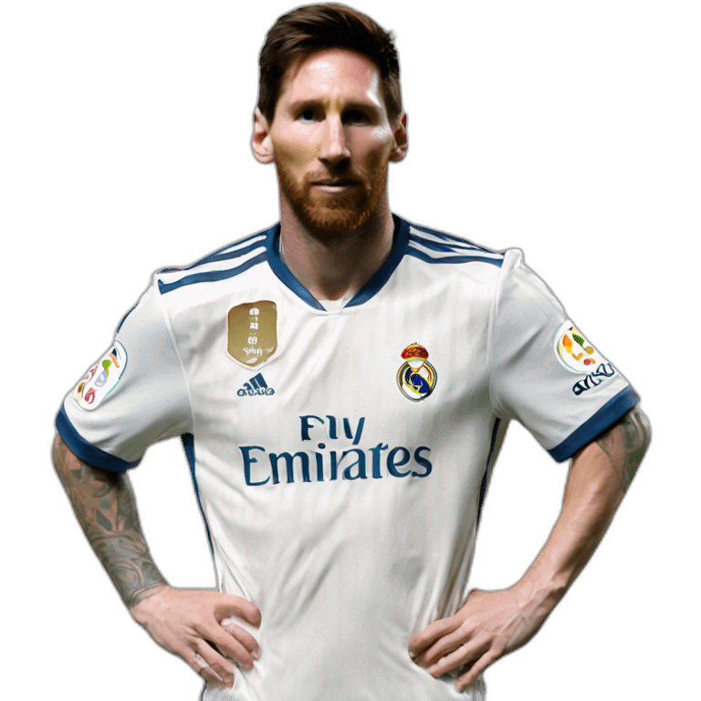 Messi real madrid emoji