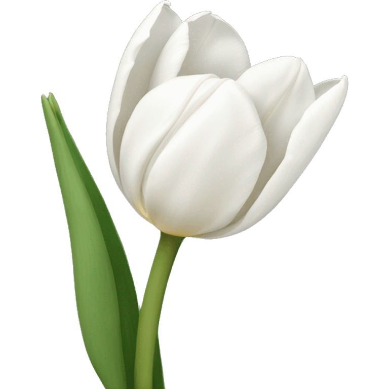 White tulips  emoji