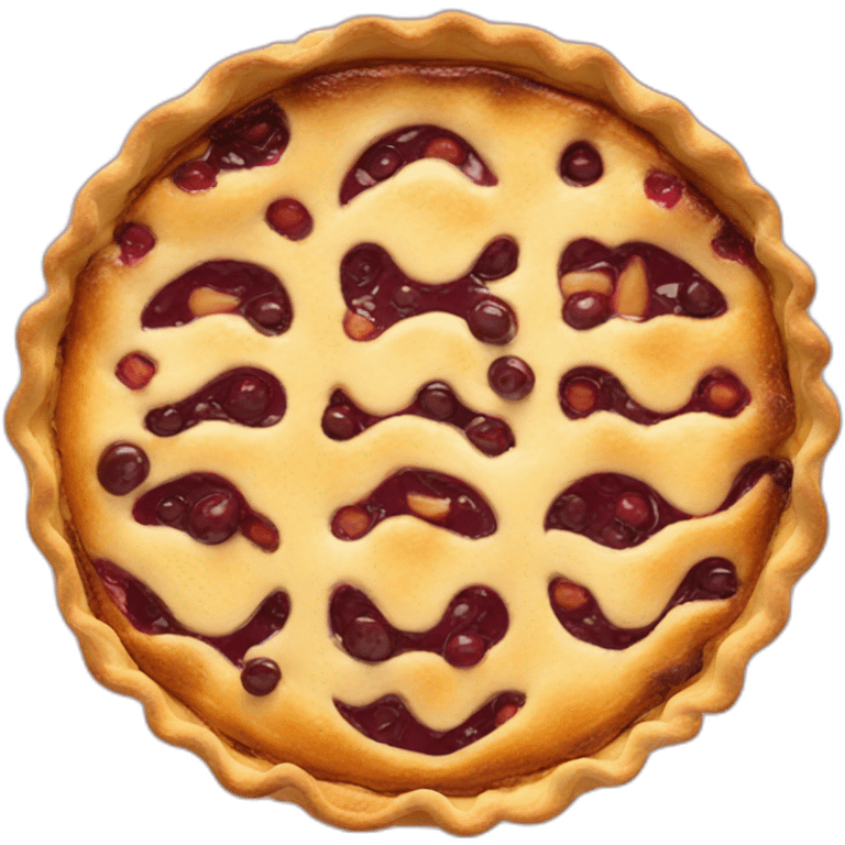 Tarte au cacs emoji