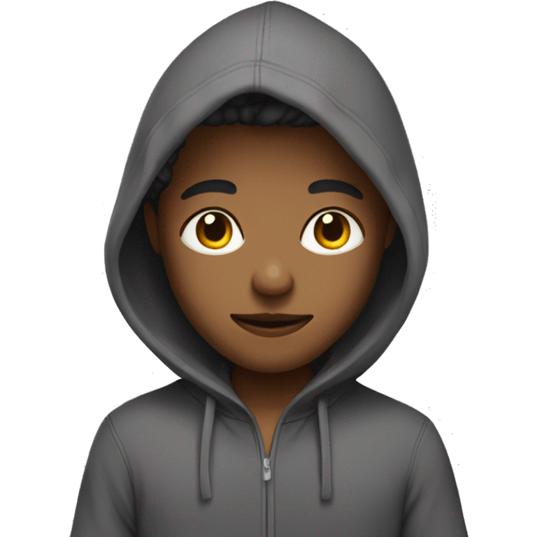 boy in hoodie emoji