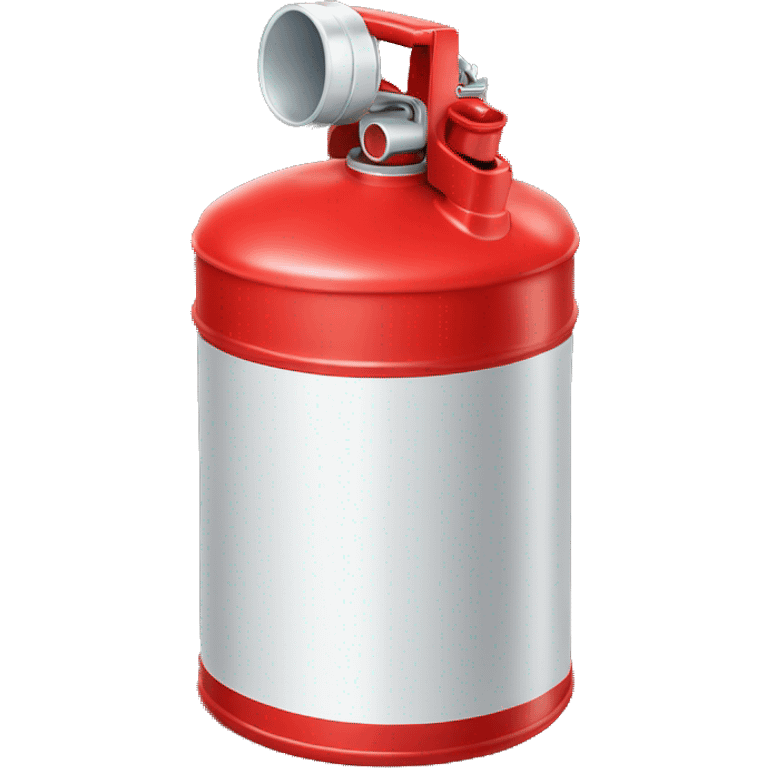 red gas canister emoji