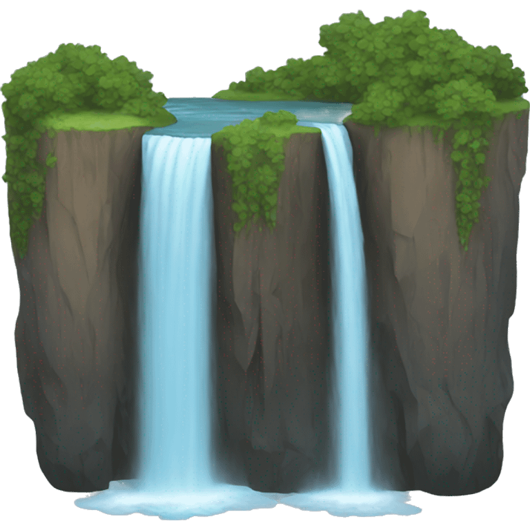 Waterfall emoji