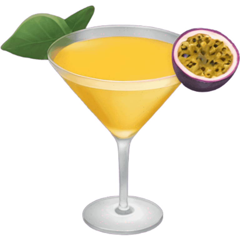 passionfruit martini emoji