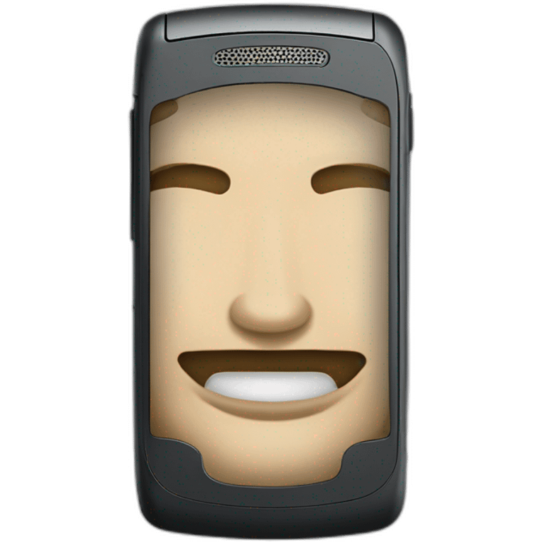 Motorola Razr flip phone emoji