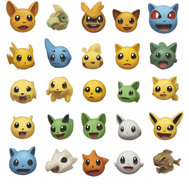 All Pokémon  emoji