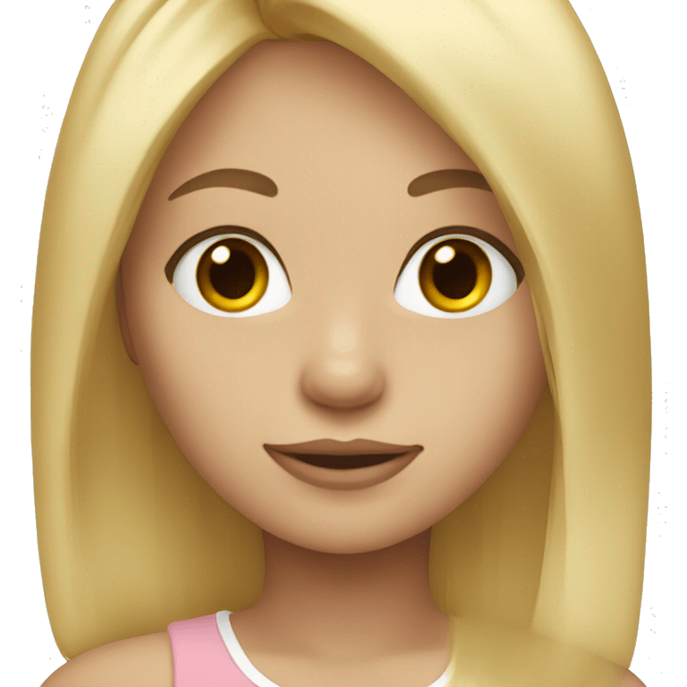 girl with a blonde hair  emoji