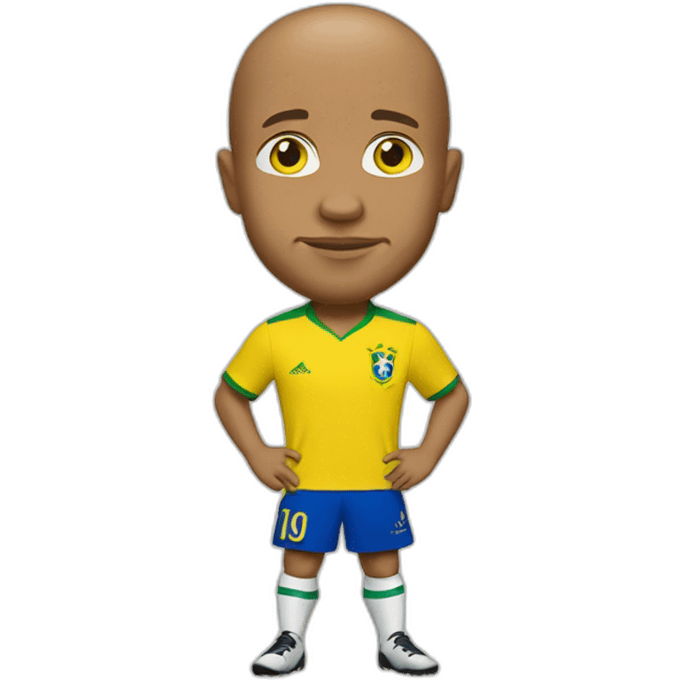 Roberto Carlos wearing yellow Brazil jersey emoji