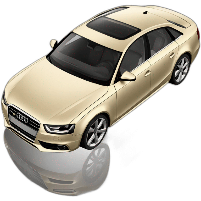 Audi A4 b8 couleur champagne emoji