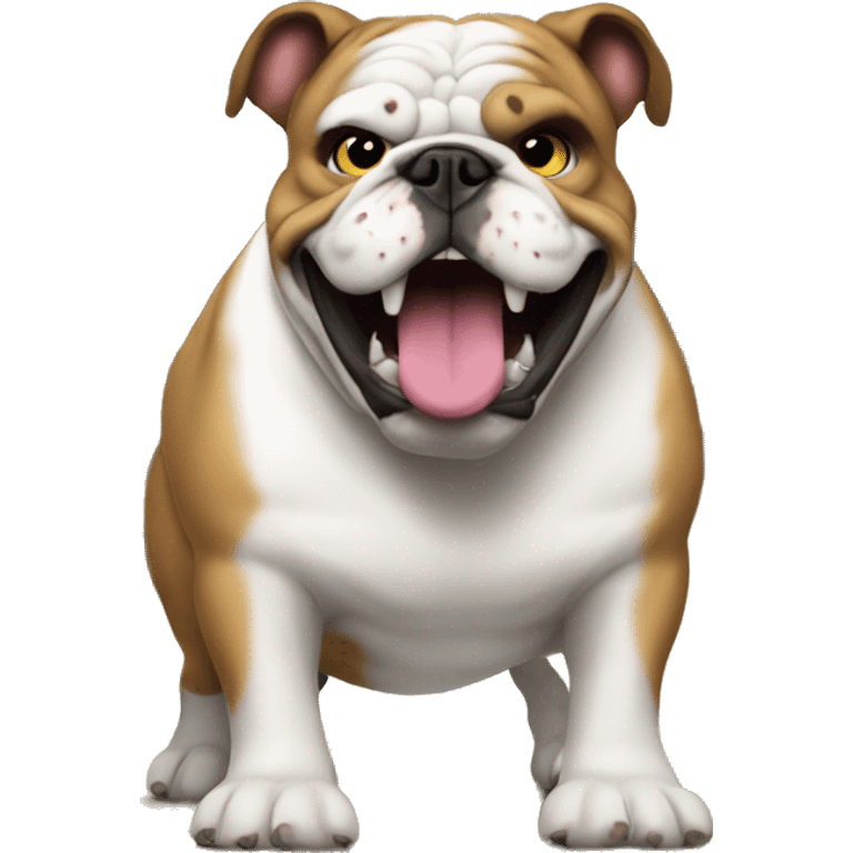 Bulldog bowling  emoji