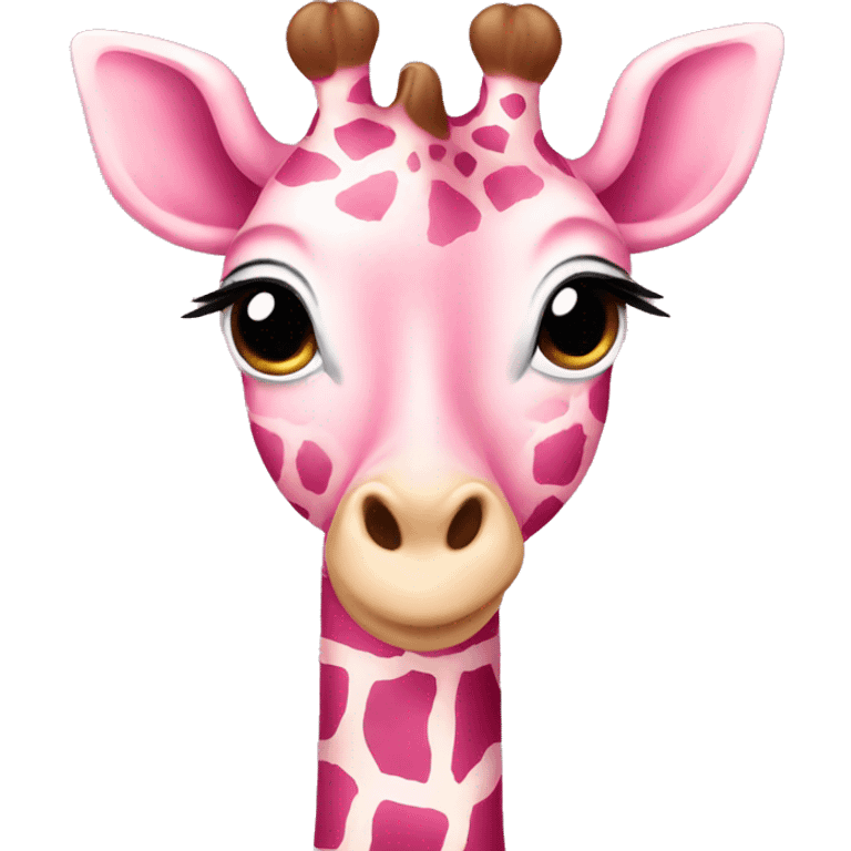 baby pink giraffe  emoji