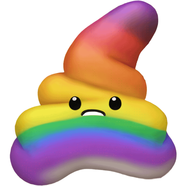 rainbow poop emoji