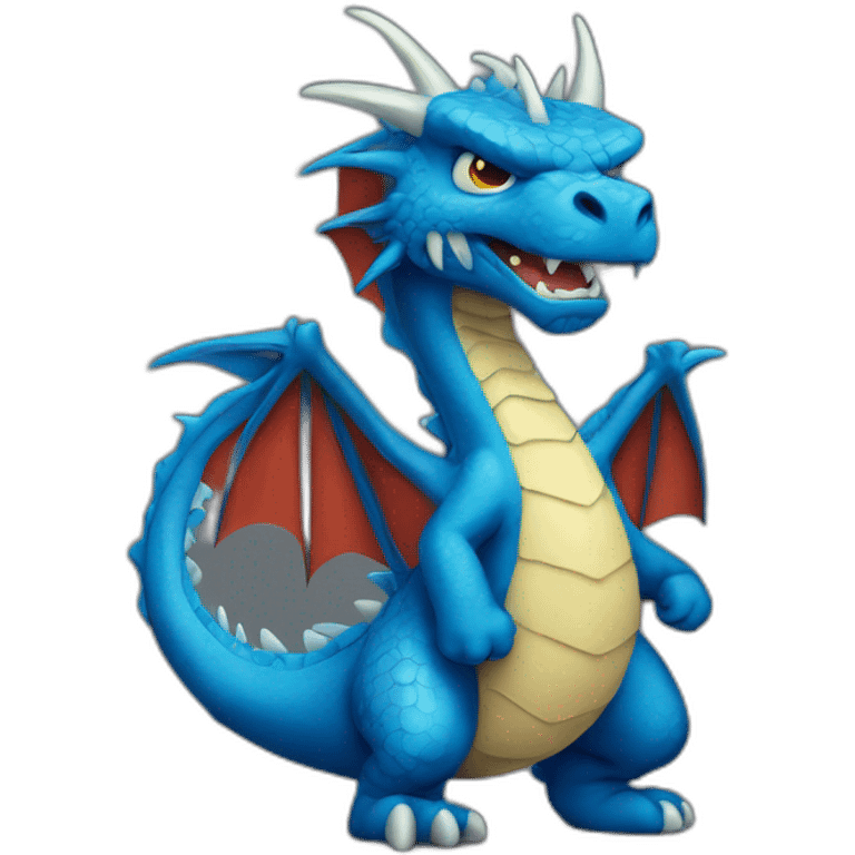 Angry Blue Dragon emoji