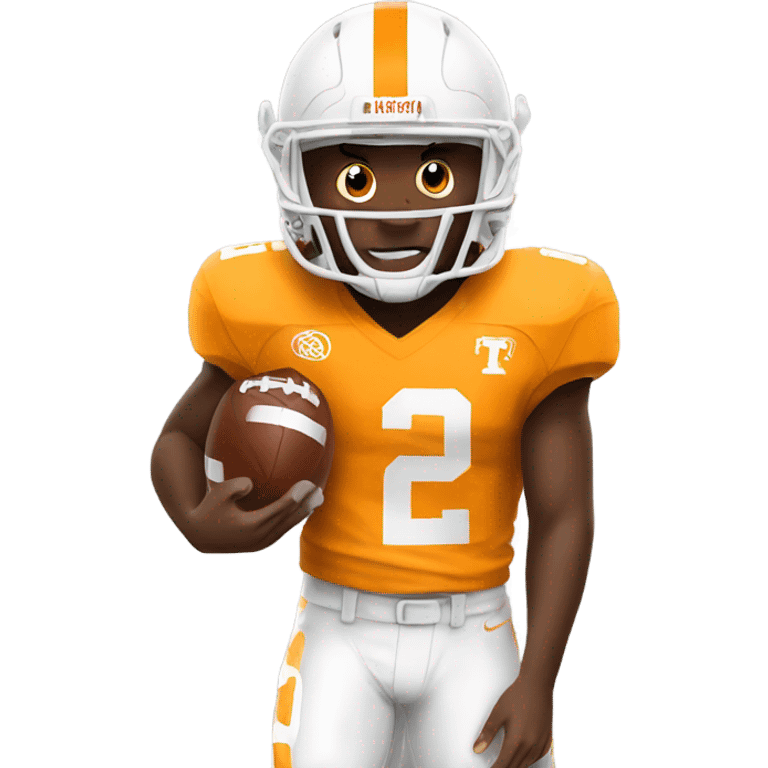 A Tennessee football player  emoji