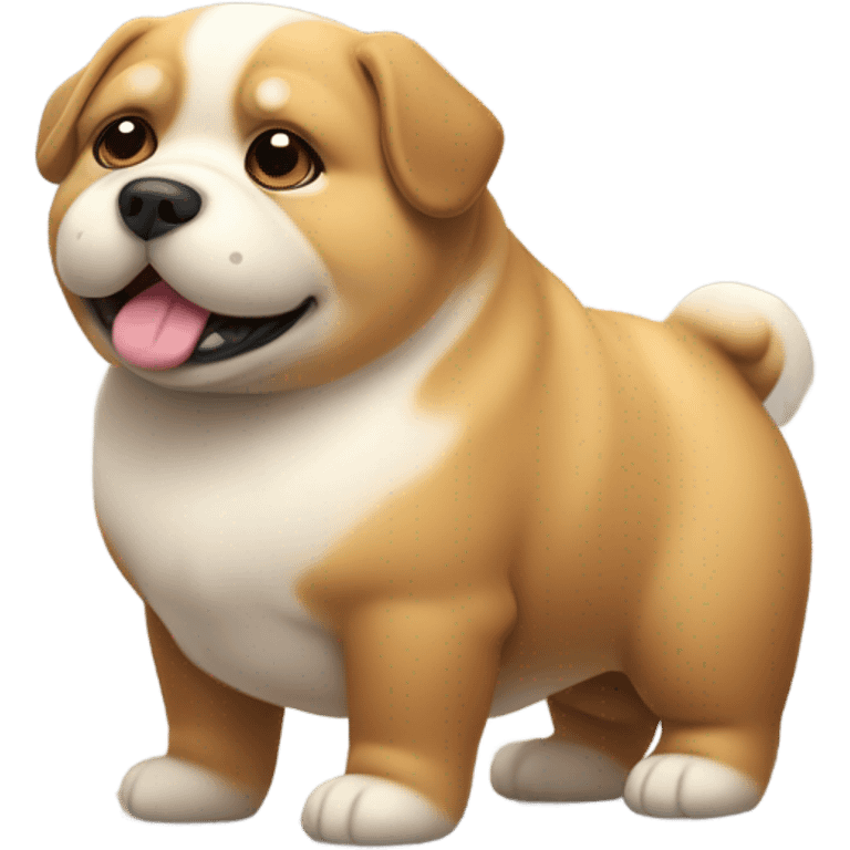 Fat dog emoji