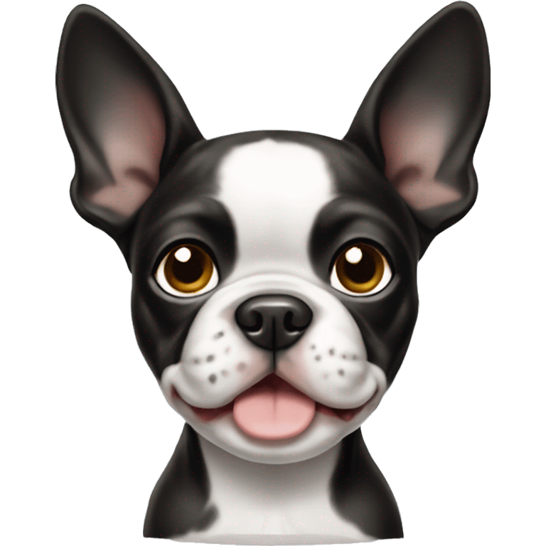 Boston terrier puppy emoji