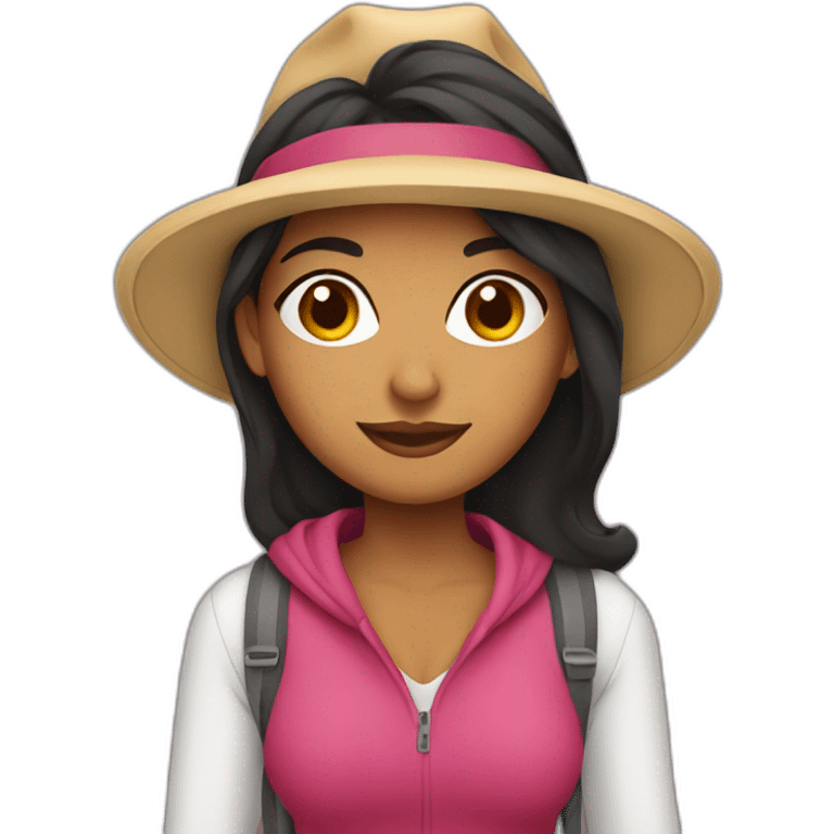 latina girl traveling emoji