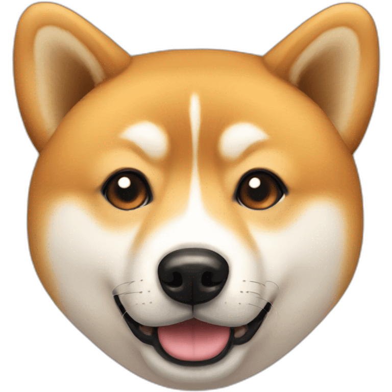 tan shiba face emoji