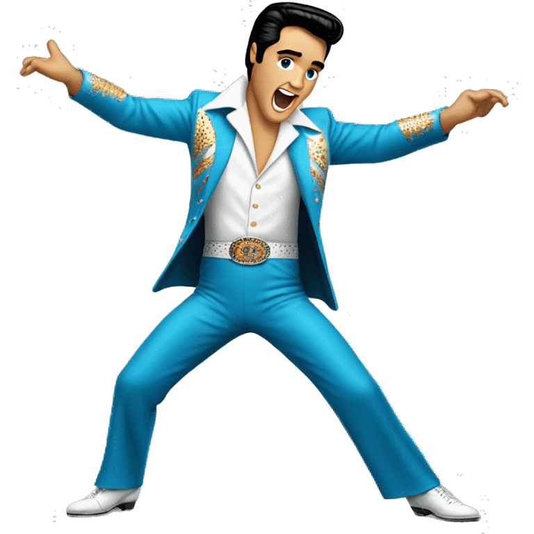 elvis presley dancing emoji