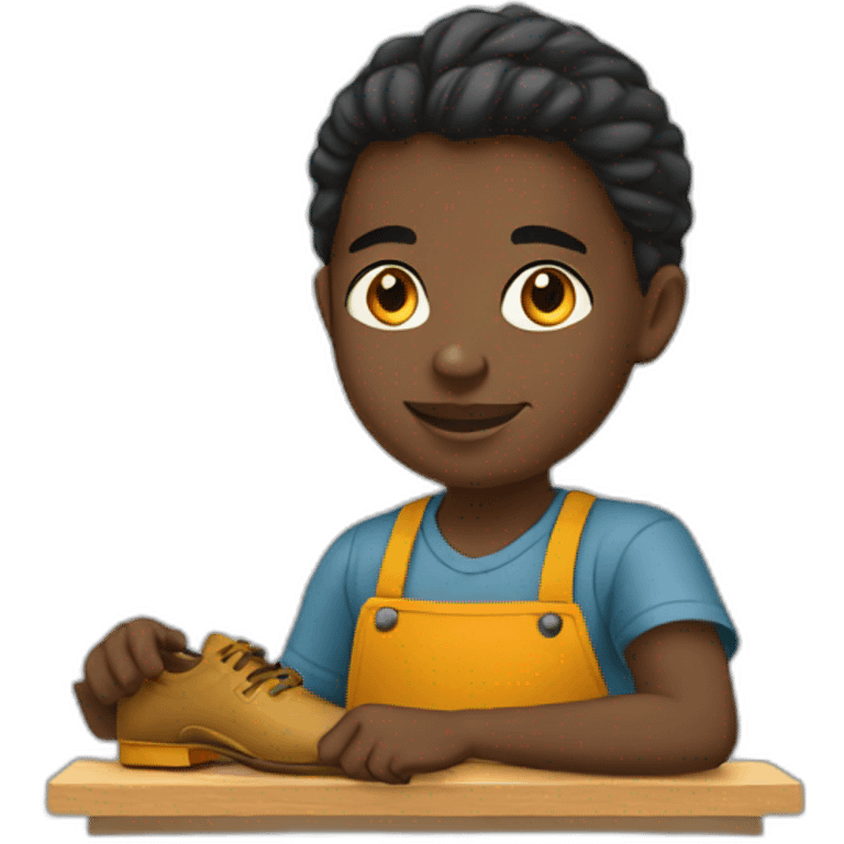 Young Nigerian Shoemaker emoji