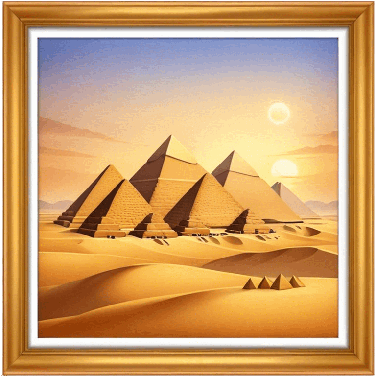 Egypt pyramids emoji