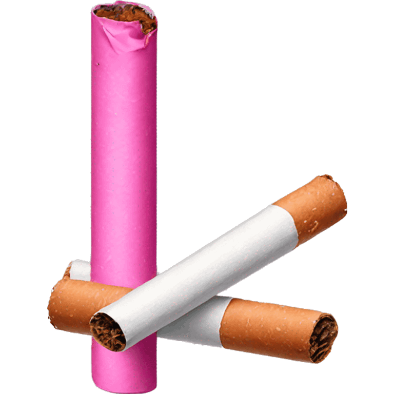 Pink cigarettes  emoji