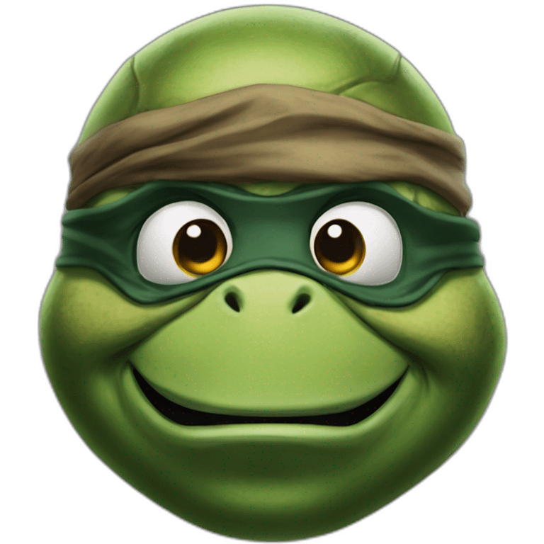 ninja turtle hyper realistic emoji