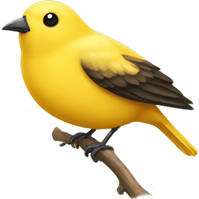 yellow tiny bird emoji