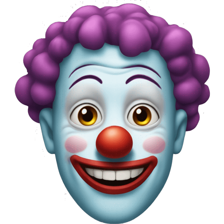 a clown clowning emoji