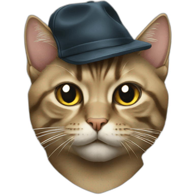 Gangsta cat emoji