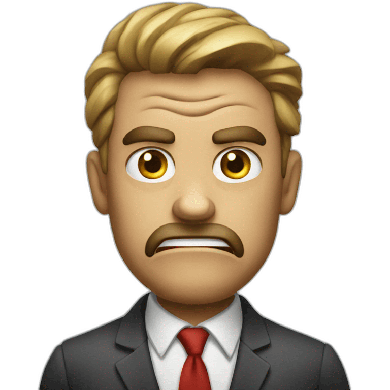 Angry entrepreneur emoji