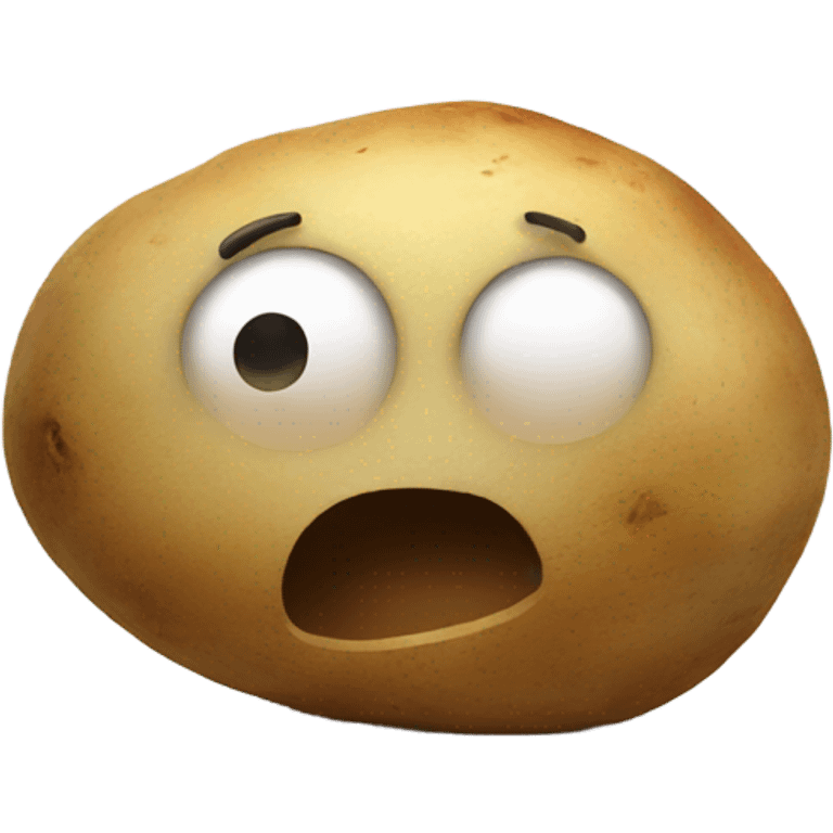 Dying potato emoji