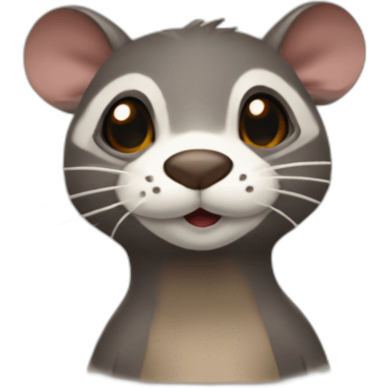 Raton laveur câlin loutre emoji