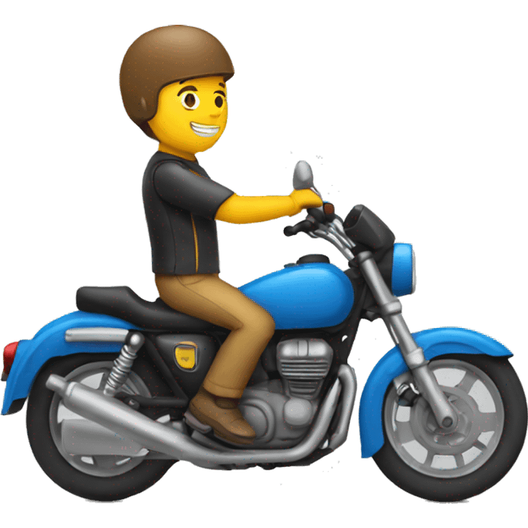 La moto está en camino emoji