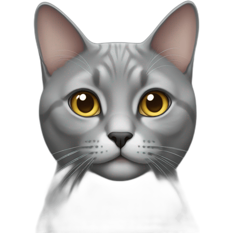 Grey Britain cat emoji