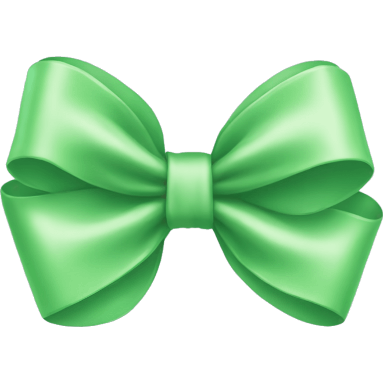 Light green bow emoji