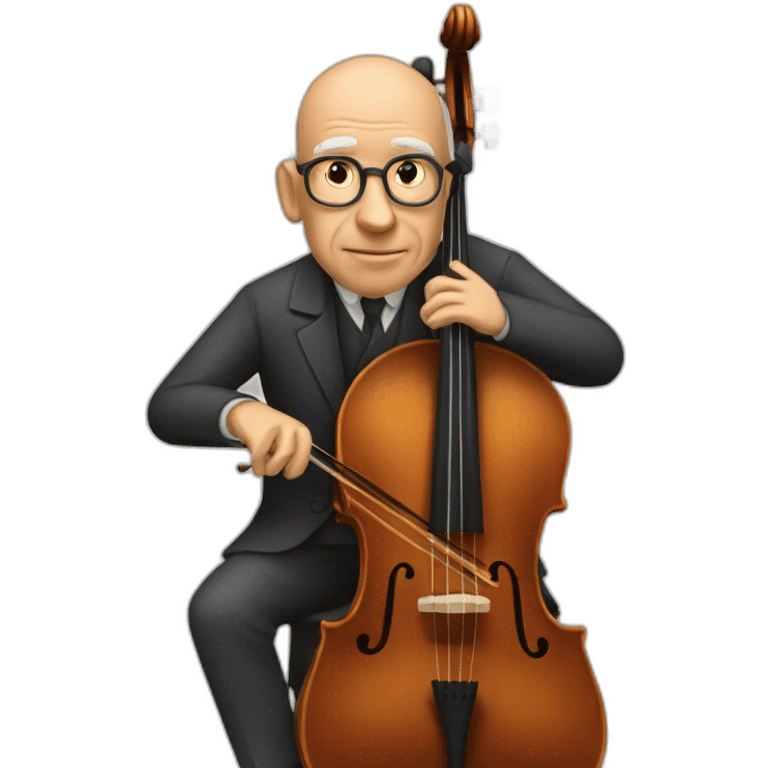 Pablo Casals play cello emoji