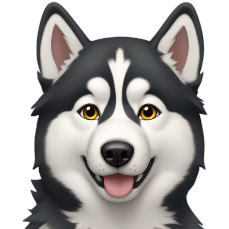 Siberian husky emoji