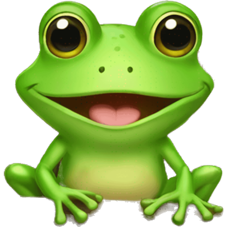 frog inside house emoji