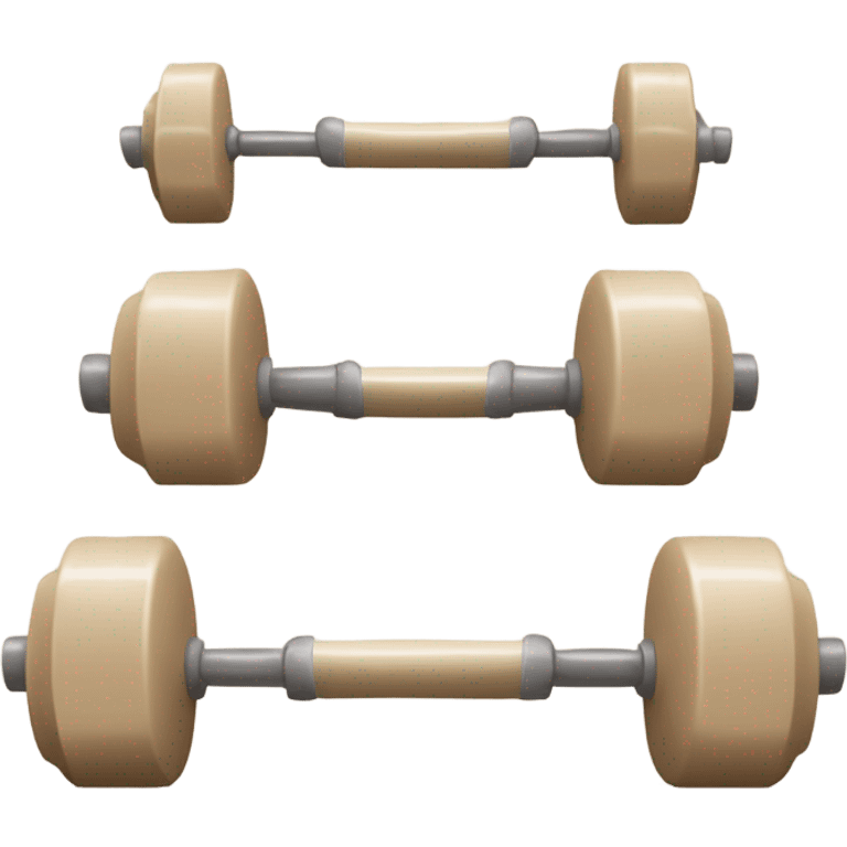 Beige weights emoji