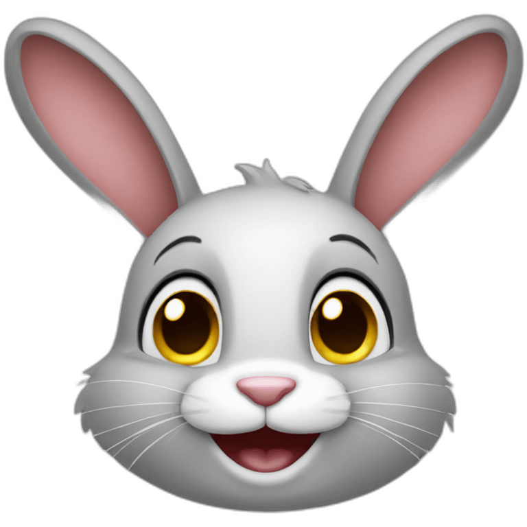 rabbit smile emoji