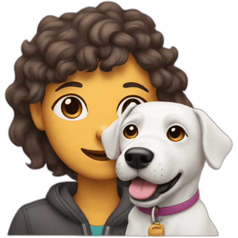 Dog and owner emoji