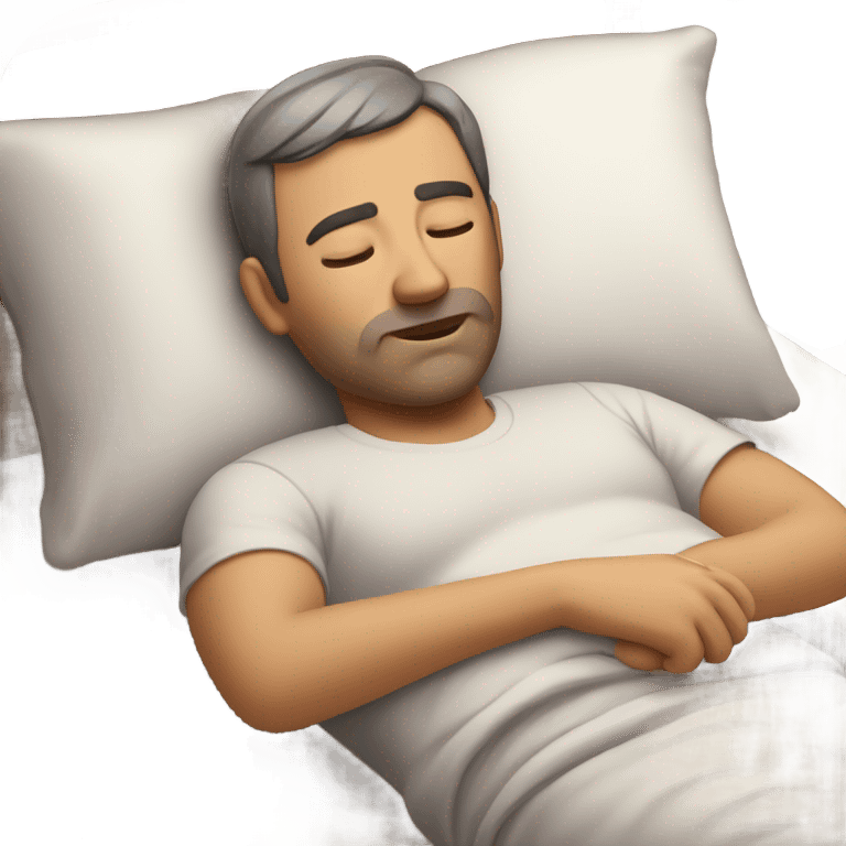 Father going to sleep  emoji