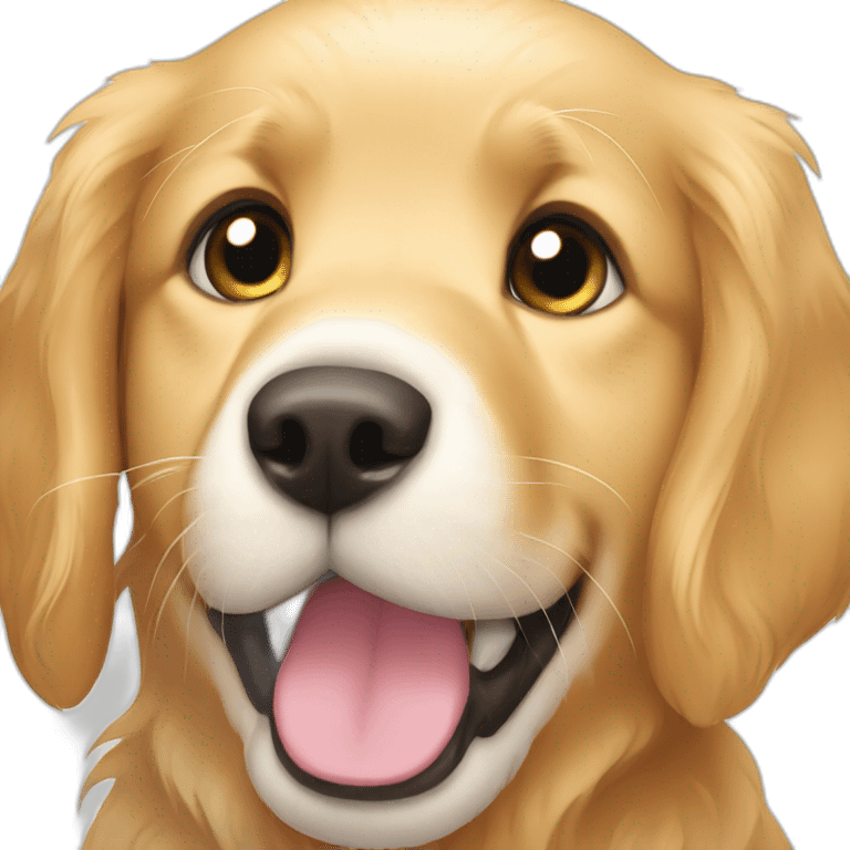 golden retriever puppy emoji