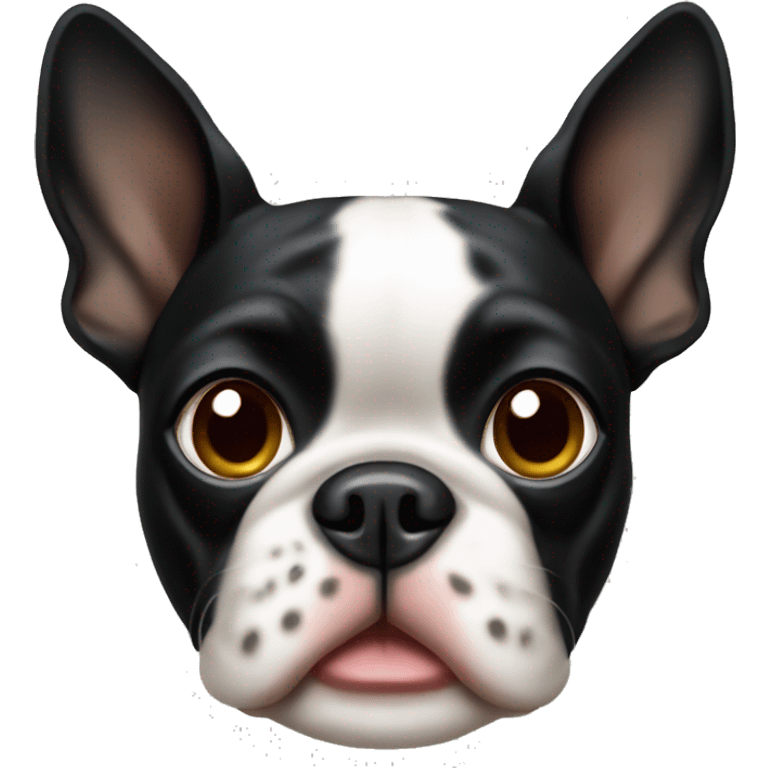 Boston terrier dog  emoji